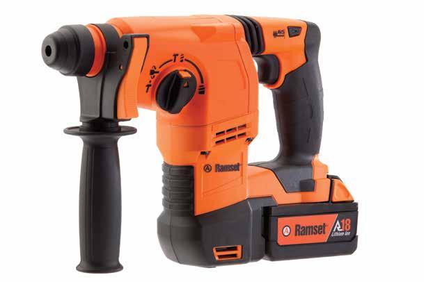 Rotary Hammer 18V Cordless Cordless Power Tools SDS-Plus chuck 4 mode setting - drilling, hammer drilling, chiseling & neutral Anti-Vibration System Variable trigger for maximum drilling control High