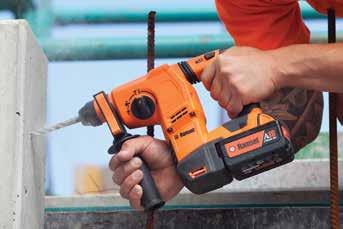 Corded tool performance for a variety of concrete drilling applications.