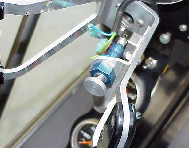 Light steering wheels have the material removed behind the grips to save weight.