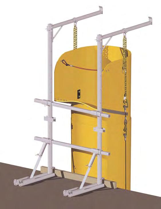 AN INTRODUCTION TO... Bolt Down Frames: SC-250-bd, SC-500-bd, SC-750-bd, SC-1000-bd & SC-1500-bd The Superchute the Frame can be secured using a Counterweight Conversion Kit.