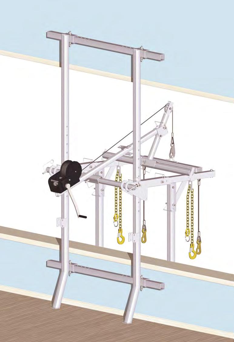 LOADSPREADERS Model SC-600-w Shown with attached Fishpole. Loadspreaders WARNING! Always ensure adequate fall protection exists.