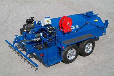 www. Tube Fired Hot Tack Distributors 600 & 1,000 Gallon Capacity LD600T Marathon pumping distributors will save time on road maintenance, road construction, airport work, parking lots or wherever