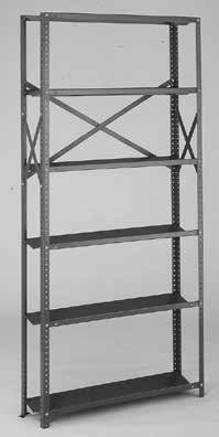 Items such as wheels and grinding discs are stored easily on this quality rack.