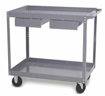 Service Carts & Shelf Trucks Service Carts with Drawers 40 ESC1630D ECONOMY With heavy duty drawers SCD1851235. 500 lb. capacity, 32" high, 22 ga.