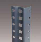 Tri-Boro Heavy Duty Shelving Posts & Heavy Duty Foot Plates HEAVY DUTY BOX POST 1" O.C. Grade 50 Face is.750 x 2.4375 All posts are standard 13 gauge (Also available in 12 gauge). HDBP87-13 7'3" 11.