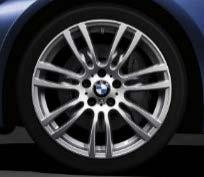 alloy wheels Double-spoke style 704 M Bicolour Orbit Grey with mixed tyres Front: 8 J x 19 / tyres