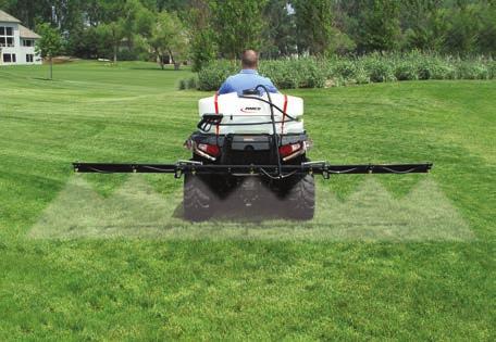 Hose 7 Nozzle, 3 Section Folding Deluxe Boom (Shielded Tips) - 140 Spray Coverage Quick Release Feature Allows Operator