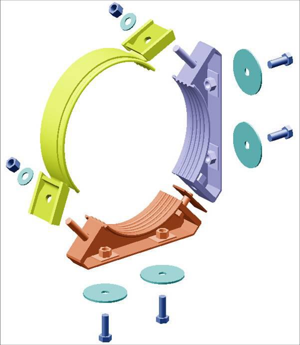Some points to consider when inspecting CNG cylinder bracket installations are as follows: Cylinder mountings must use manufacturer s recommended brackets and torque value settings RQ FB 21 Brackets