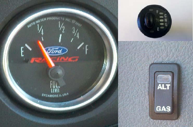 Fuel Selector/Fuel Gauge The fuel selector sends a message to the vehicle s fuel system letting it know whether it should be