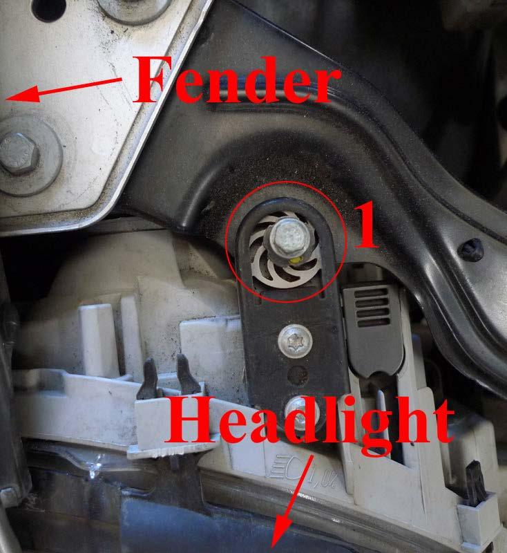10. With all the Headlight mounting