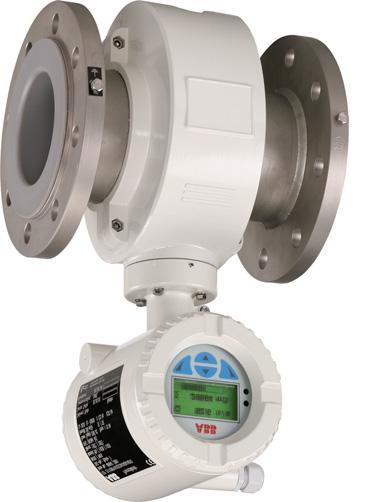 Change from two to one column Water outlet Water outlets on the separator can be measured using ABB's ProcessMaster FEP300, an electromagnetic flowmeter that offers low maintenance when used with