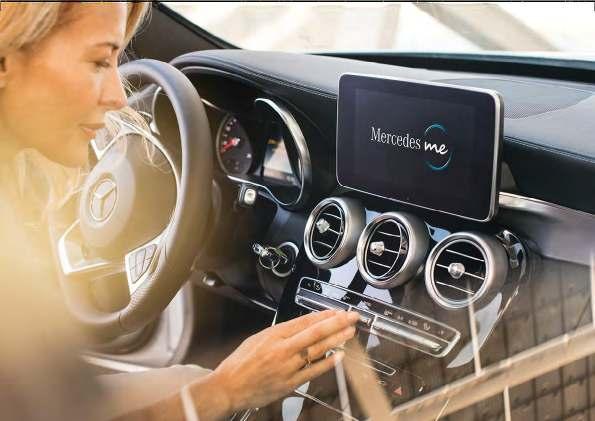 Mercedes me connect. The connected driving experience from Mercedes-Benz. Mercedes me connect is an intelligently connected world, built around you and your vehicle.