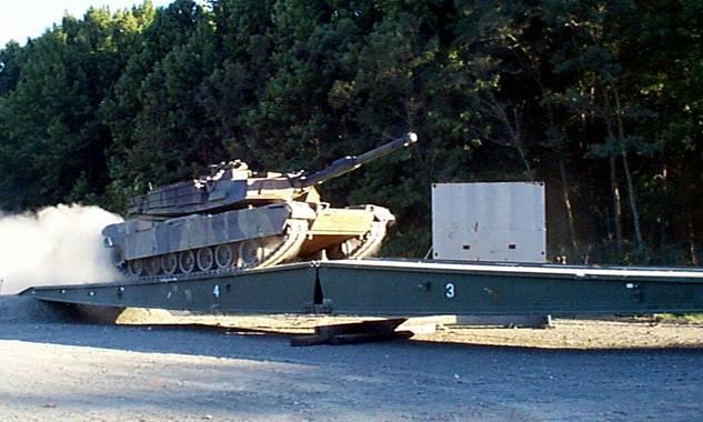 M104 Wolverine Description: Armored vehicle designed to carry, emplace, and retrieve a