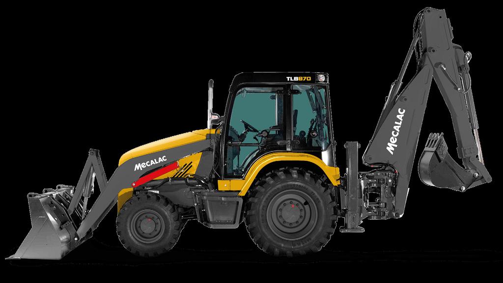The TLB870: Exceptional cost effective performance Modern, efficient and class-leading, the TLB870 has been specifically developed for the rental marketplace.