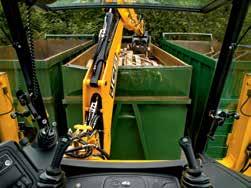 1 The 5CX Wastemaster heavy duty loader arms are strong and durable, built to handle the rigours of a Waste and Recycling site Hooklift Loader Frame.