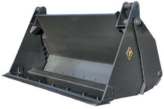 For general dirt work/utility/road building applications. Equipped standard with bolt-on edges and/or optional teeth.