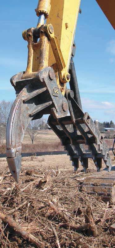 excavator miscellaneous EXCAVATOR RAKES Doc ID: P-EAR-rakes Ideal in land clearing applications. Long curved designed tooth maximizes capacity.
