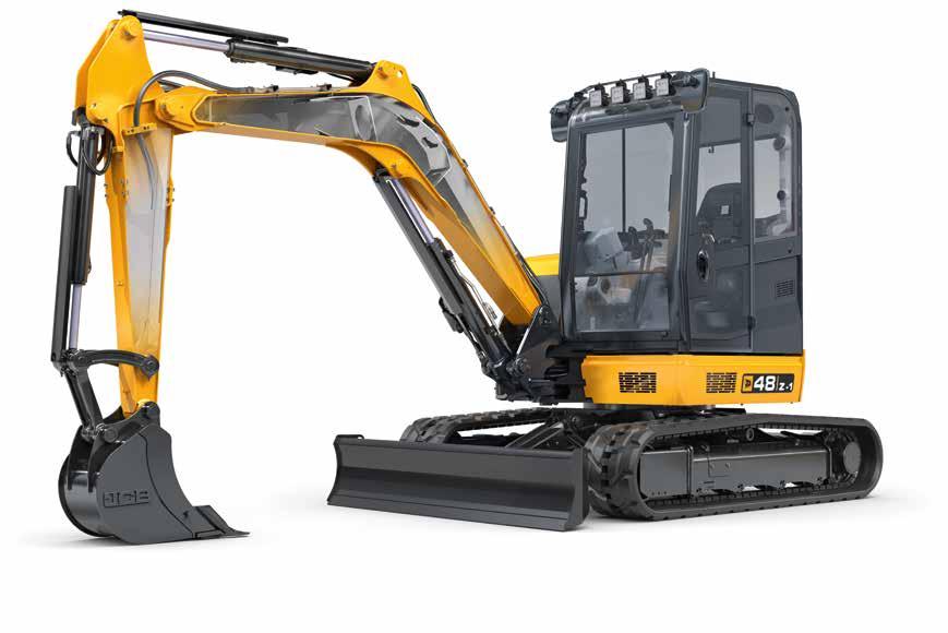 48Z/51R/55Z/57C COMPACT EXCAVATOR. 1. The load-sensing hydraulics on JCB s new range of mini s only consume power on demand, conserving fuel for when you need it most. 3.