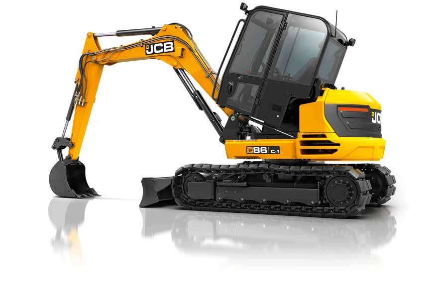 85Z/86C COMPACT EXCAVATOR. 3. The cab is incredibly spacious and its large door provides easy, safe access. Inside, you ll find 6% more space than our previous model. 1.