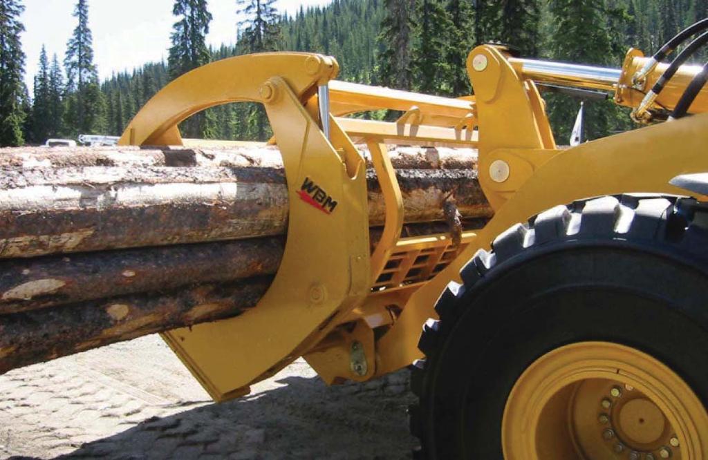 TREE LENGTH LOG GRAPPLES WBM s Tree Length Log Grapples are recognized as the staple in loading and unloading tree length wood.