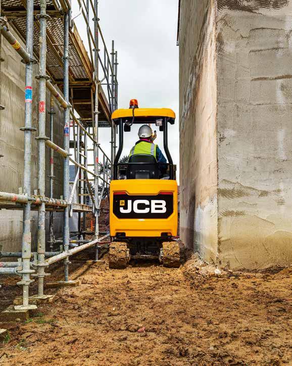 CHOOSE TOUGH CHOOSE TOUGH. THE NEW GENERATION JCB MINI EXCAVATORS HAVE BEEN DESIGNED AND BUILT TO WITHSTAND THE TOUGHEST OF JOB SITES.