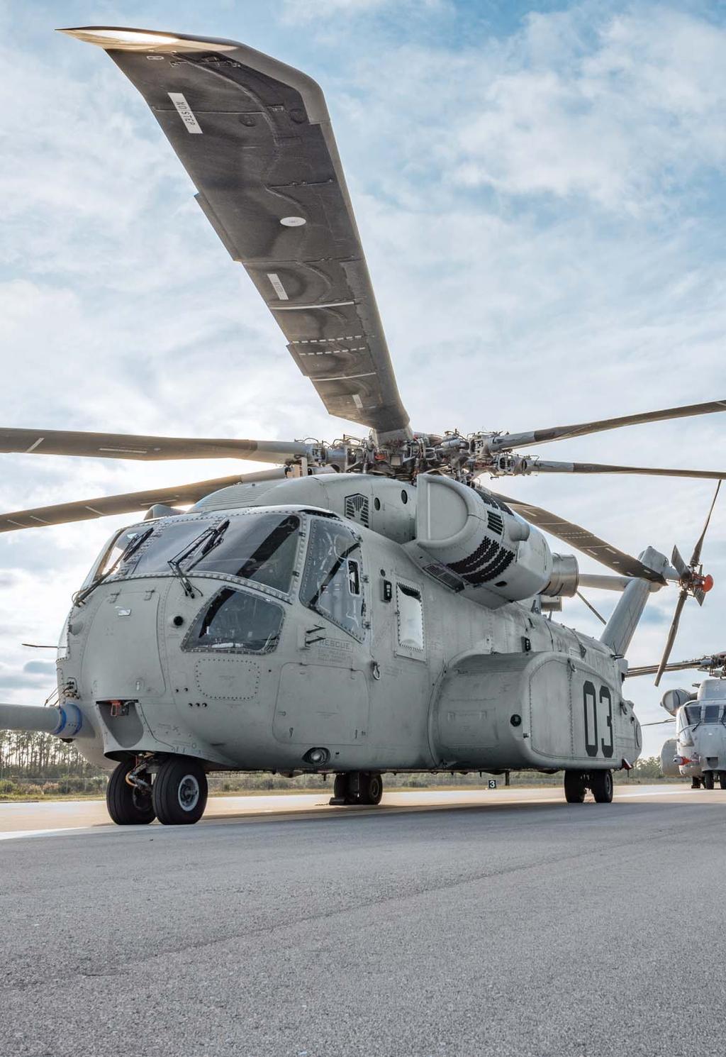 11 The three T408 engines give the CH-53K