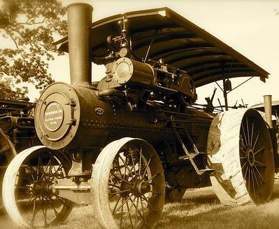 Introduction of the steam traction engine The self-propelled steam engine became popular in industrialized countries around