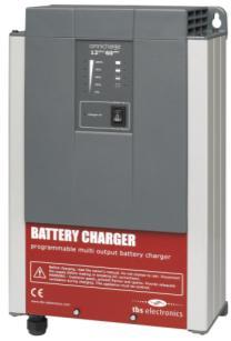 SMART MULTI-STAGE BATTERY CHARGERS Smart Battery Chargers: TBS Omnicharge Programmable Charger Series 5026200 Omnicharge 12v / 40amp Charger with 2 Outlets 90-260vac Input $ 880.