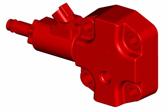 3.7.8 Back cover in cast iron with integrated valves: proportional relief valve (Q max = 6 l/min) 141.4 5.57" OUTLET ø26 ø1.2" 17.5.69" 12 4.2" DRAIN 38 83.7 1.5" 3.