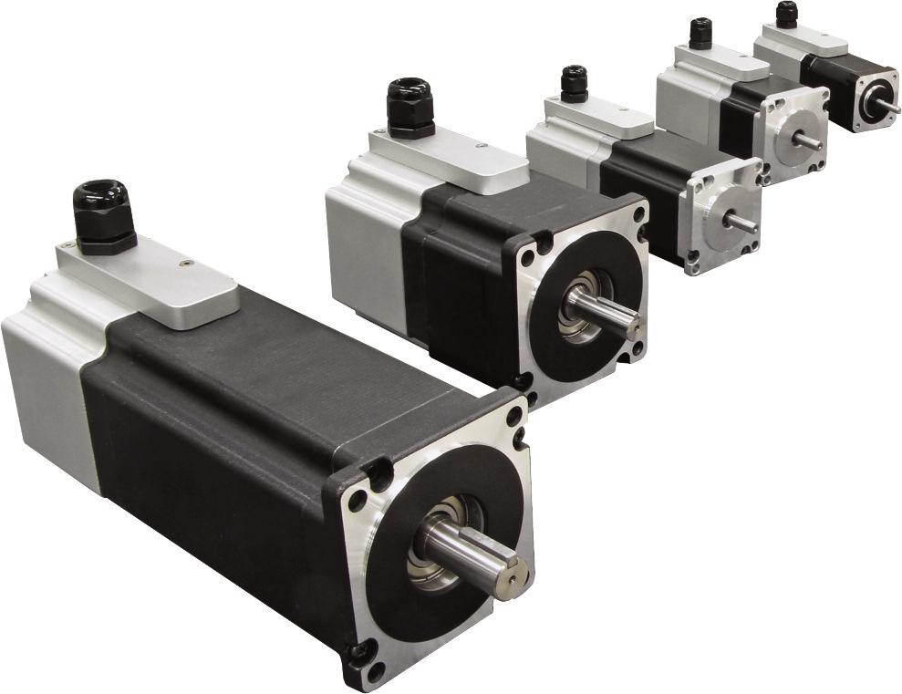 SM Series Rotary Motors SM Series High-Performance Stepper Motors Industry-standard NEMA frame stepper motors Available encoder feedback and brake options Models to run off of North American &