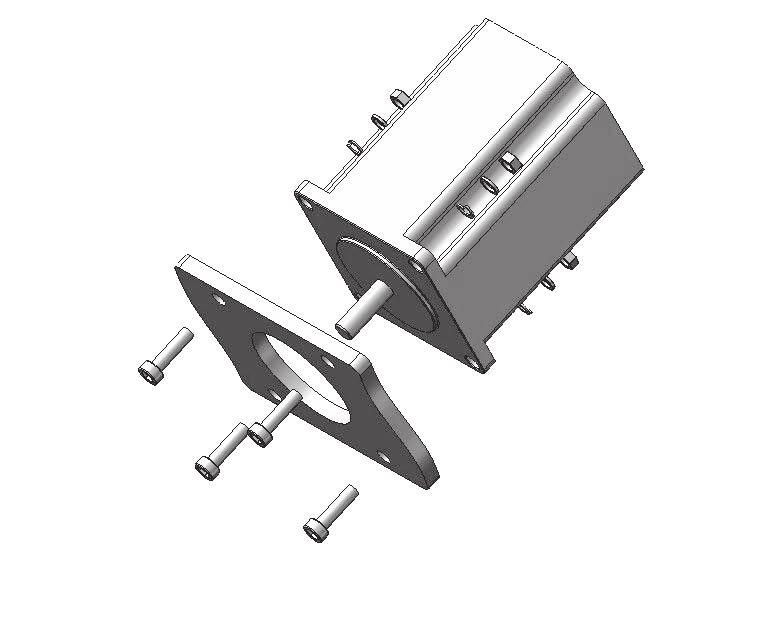 Motor Installation Mounting Direction Motors can be mounted freely in any direction as shown below Regardless of how the motor is mounted, take care not to apply an overhung load or thrust load on