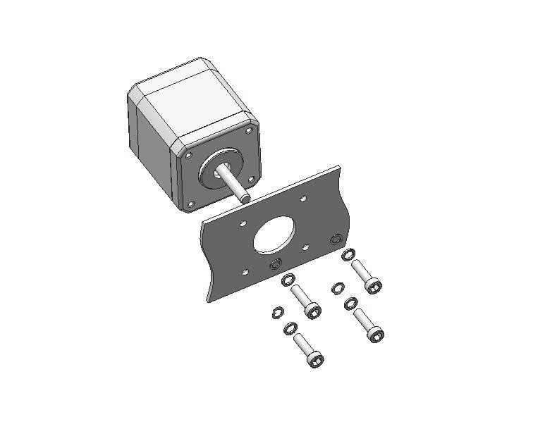 onfigurations Mounting Method onsidering heat radiation and vibration isolation as much as possible, mount the motor tightly against a metal plane Mounting Method for Through Hole Type Mounting