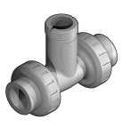 6. Installation Fittings Type Description Plastic Tees Size: D to D (0.5 to 1.