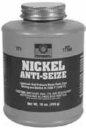 Anti-Seize Permatex nickel anti-seize This lubricant offers special high temperature protection to 2,600 F. Protects metal parts from seizure and galling.