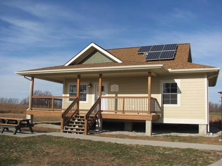 Typical solar application in Iowa Honey Creek Resort, DNR,