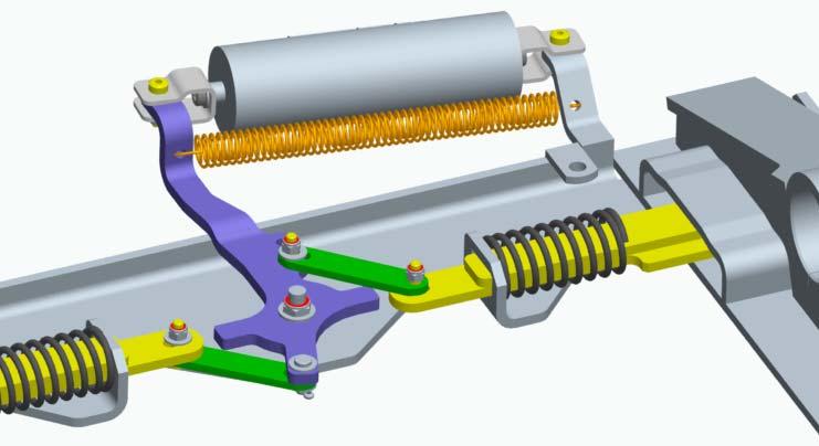 Inspection #3: Release Mechanism Operation Con t Step 3-4) Relocate the double coil spring by placing a
