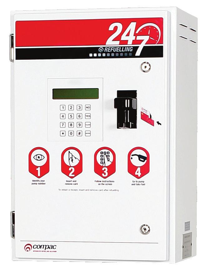 Unattended Refuelling DCA USB DCA MAIN FEATURES Stand alone unit for unattended refuelling Stainless Steel construction Non contact keypad Card, Pin, HID or CWID authorisation Latest encryption