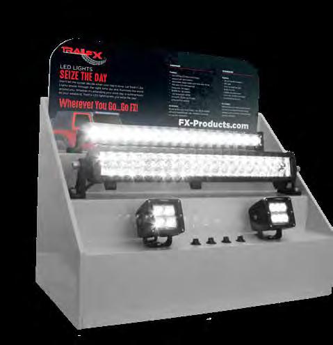 counter top display Increase LED light sales and show TrailFX LED lights with confidence using this new interactive