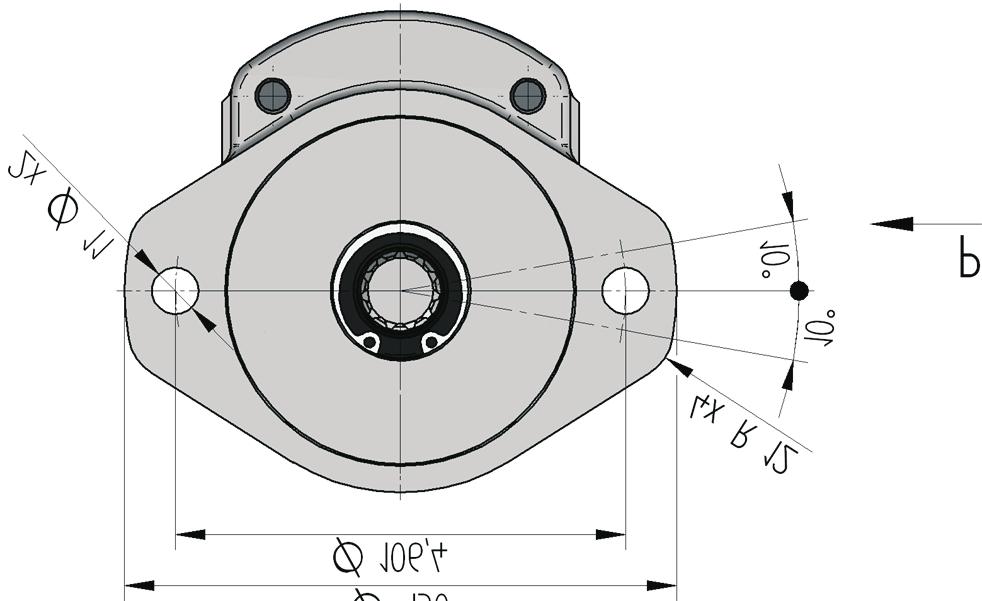 GPT Pumps - basic design in millimeters (inches) GP-*/*L-SDF-SH*H*/H*H*-N x 11 (.3) 13 (.1), (.