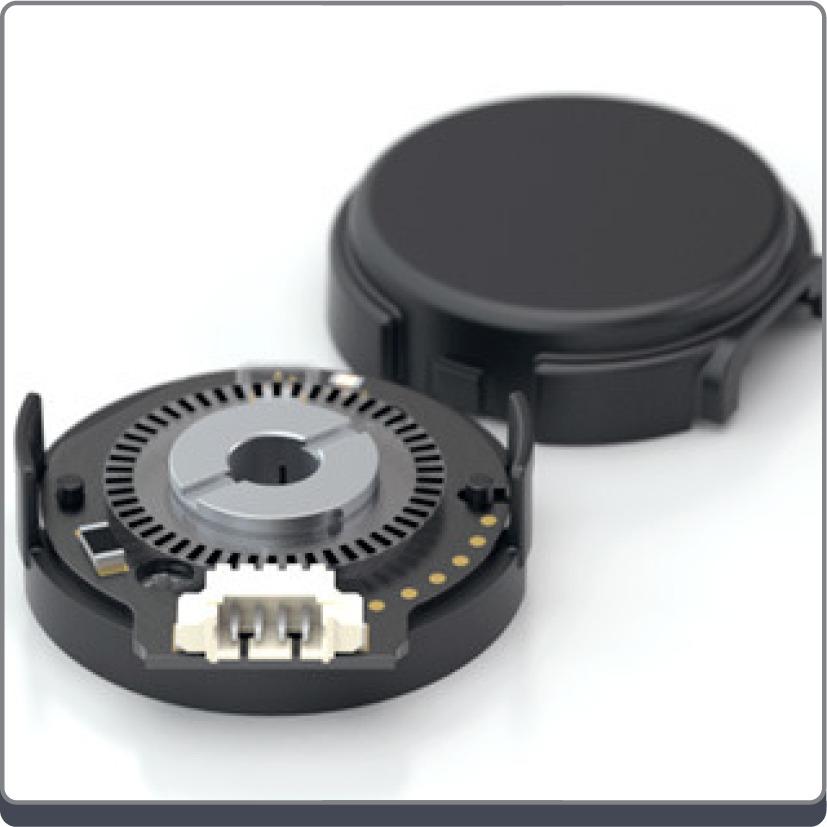 Description Page 1 of 6 The E8T transmissive optical encoder is designed to provide digital quadrature encoder feedback for high volume, compact space applications.