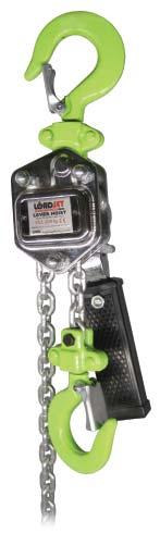 LOADSET MINI LEVER HOIST Capacity: 250kg Strong and powerful yet compact and lightweight lever hoist capable of lifting, pulling or lowering up to 250kg. Small enough to fit in your toolbox.
