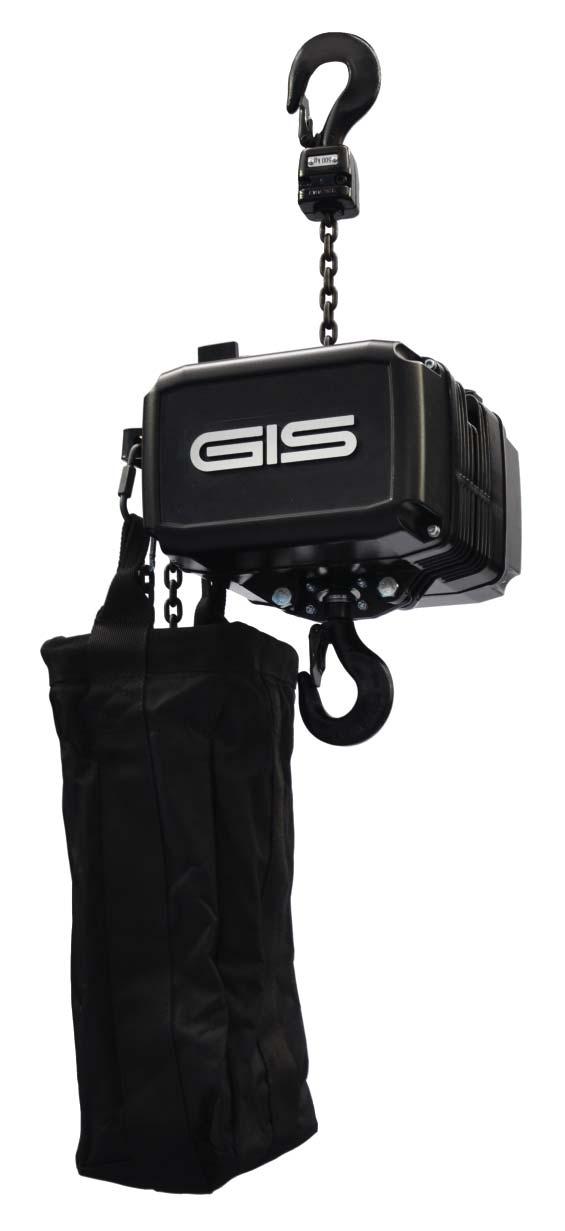 GIS LIFT CHAMP ELECTRIC CHAIN HOIST Capacities: 125kg to 5000kg Features: Compact design Robust construction Ease of maintenance Availability assured Advanced technology Swiss manufacture Lifting