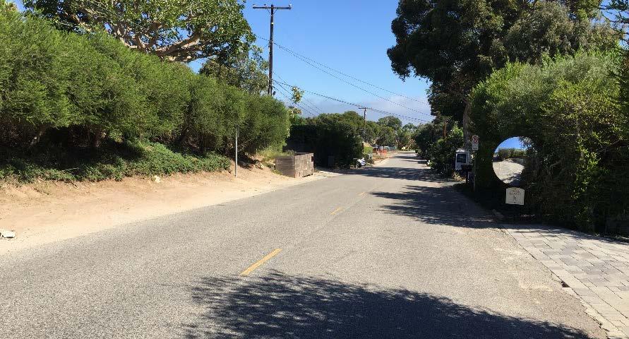 about emergency response time at Dume/Cliffside intersection Roadway encroachments make road too narrow Would