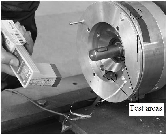The YVP type of asynchronous frequency-modulated motor was selected for the test. The asynchronous motor speed was determined by the motor structure and the power supply frequency.
