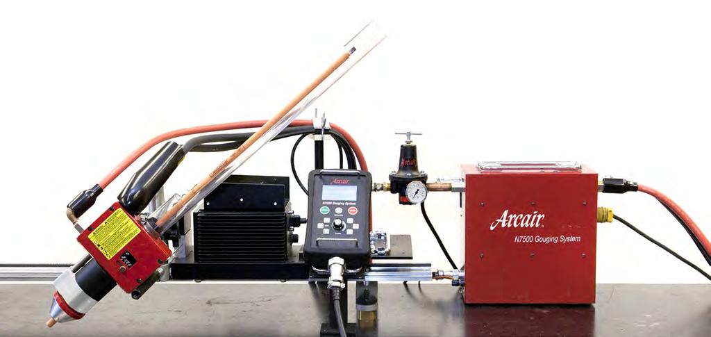Arcair-Matic N7500 Automated Gouging System The Arcair-Matic N7500 gouging system is highly productive for any metal fabrication operation where gouging and welding represents a large portion of the