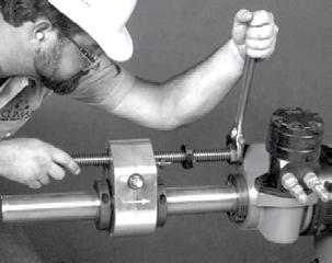 Quick-mount rotational drive unit, attaches to spherical mount in seconds 1Slide the bar through the two holes to be bored and roughly center it with the set-up