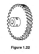 5.0 HELICAL GEARS The helical gear differs from the spur gear in that its teeth are twisted along a helical path in the axial direction.
