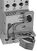 Auxiliary Contact Block (NC) 31 - mounts internally, terminal markings appropriate when also using PA type auxiliary contact. 32 Two pole Auxiliary Contact Block 13 21 (NO/NC) - for side mounting.