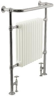 Steel radiators are only available in white finish Kingston QSS014 hrome inish