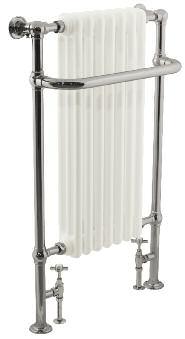 With White Steel Radiator roughton QSS009 hrome inish Towel Radiator With Hand